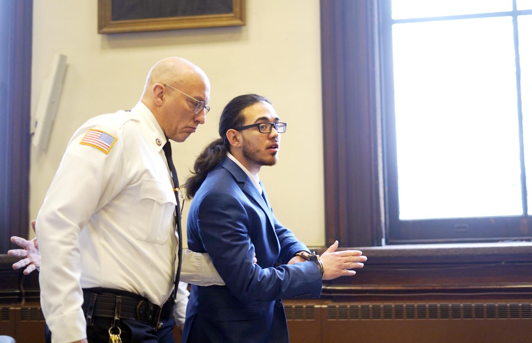 Kevin Nieves led from courtroom